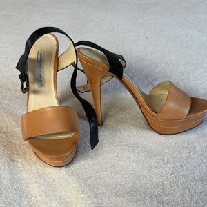 Vera wang lavender heels made in Italy